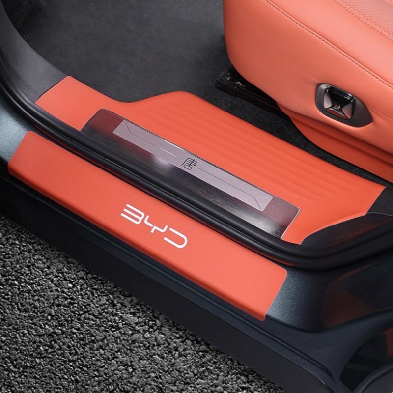 Leather Door Sill Protector for BYD Sealion 8 / ATTO 8 - NICE EVS