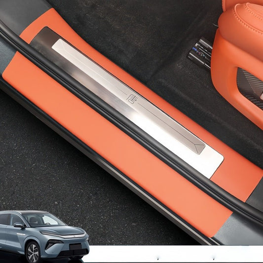 Leather Door Sill Protector for BYD Sealion 8 / ATTO 8 - NICE EVS