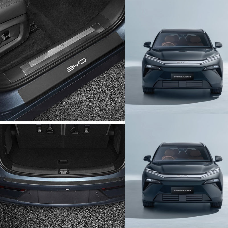 Leather Door Sill Protector for BYD Sealion 8 / ATTO 8 - NICE EVS