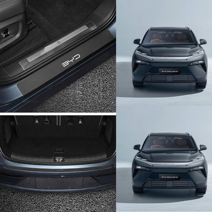Leather Door Sill Protector for BYD Sealion 8 / ATTO 8 - NICE EVS