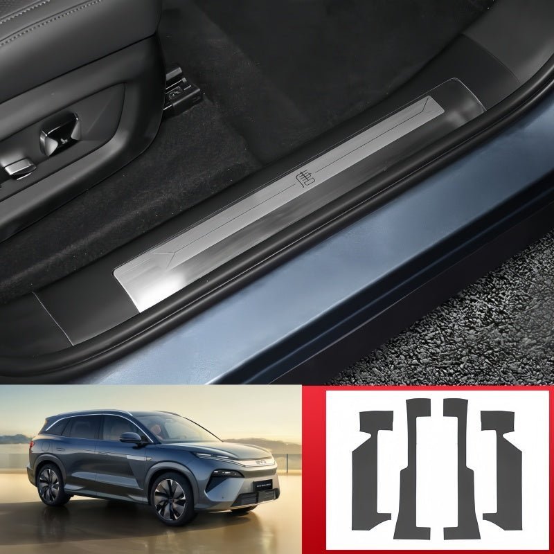 Leather Door Sill Protector for BYD Sealion 8 / ATTO 8 - NICE EVS