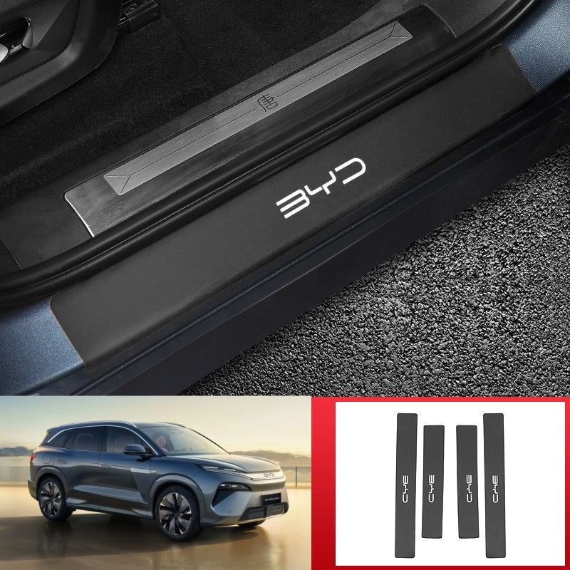 Leather Door Sill Protector for BYD Sealion 8 / ATTO 8 - NICE EVS