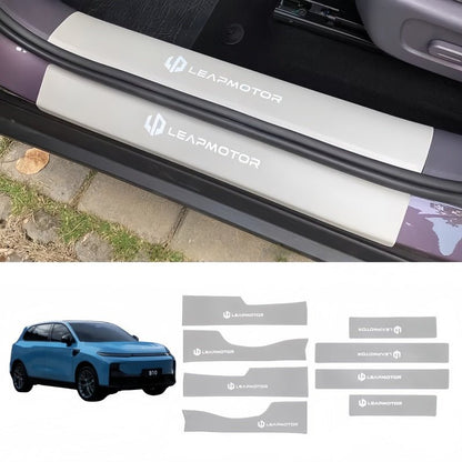 Leather Door Sill Protector for Leapmotor B10 - NICE EVS