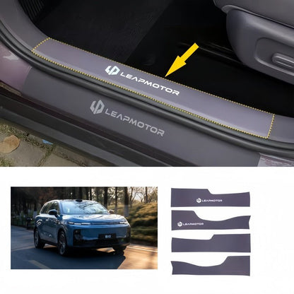 Leather Door Sill Protector for Leapmotor B10 - NICE EVS