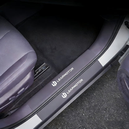 Leather Door Sill Protector for Leapmotor B10 - NICE EVS