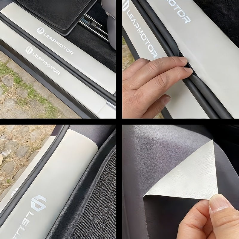 Leather Door Sill Protector for Leapmotor B10 - NICE EVS