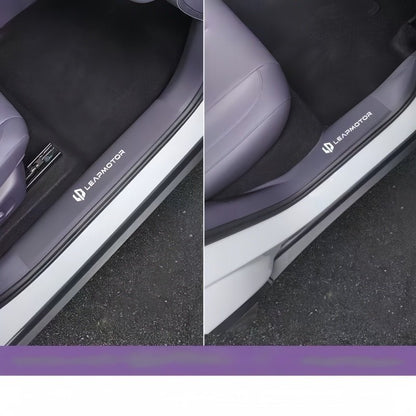 Leather Door Sill Protector for Leapmotor B10 - NICE EVS