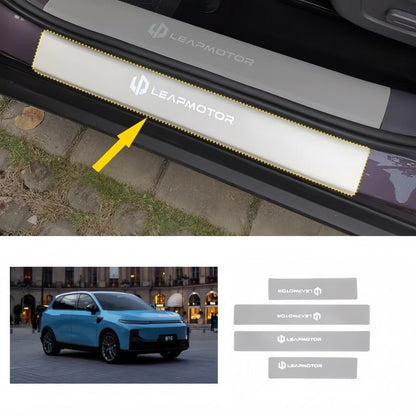 Leather Door Sill Protector for Leapmotor B10 - NICE EVS