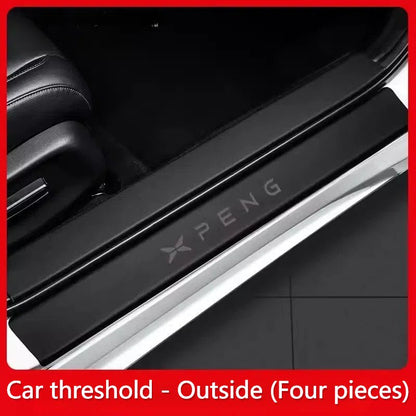 Leather Door Sill Protector for XPeng G6/G9/P7 - NICE EVS
