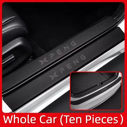 Leather Door Sill Protector for XPeng G6/G9/P7 - NICE EVS