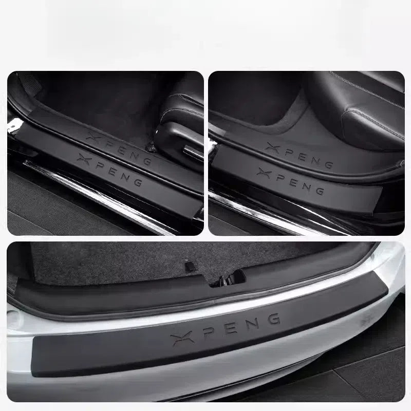 Leather Door Sill Protector for XPeng G6/G9/P7 - NICE EVS
