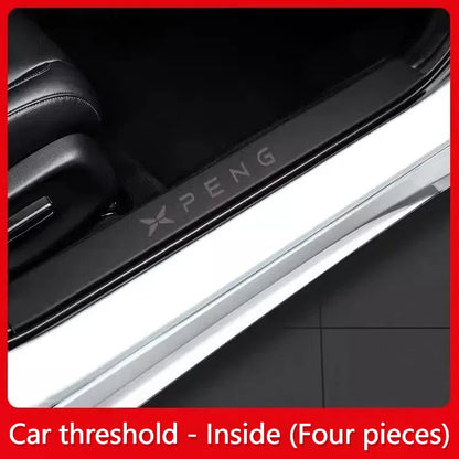 Leather Door Sill Protector for XPeng G6/G9/P7 - NICE EVS