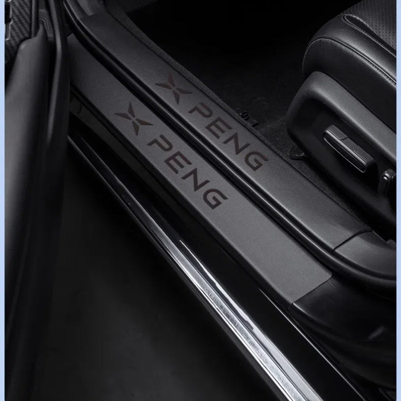 Leather Door Sill Protector for XPeng G6/G9/P7 - NICE EVS