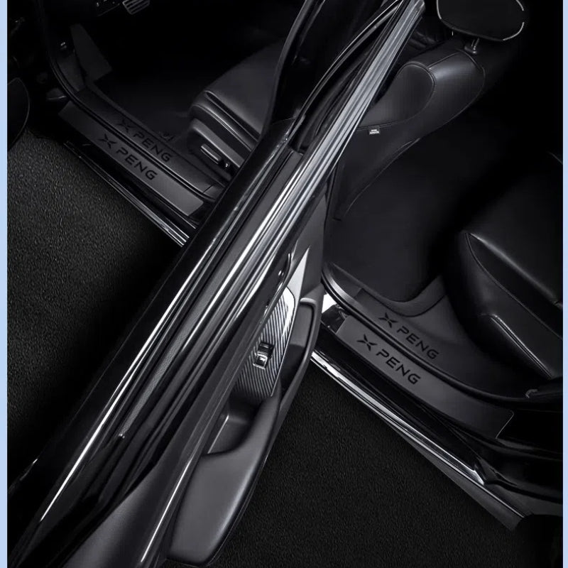 Leather Door Sill Protector for XPeng G6/G9/P7 - NICE EVS