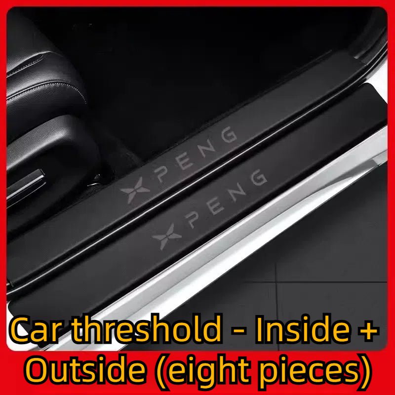 Leather Door Sill Protector for XPeng G6/G9/P7 - NICE EVS