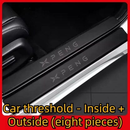 Leather Door Sill Protector for XPeng G6/G9/P7 - NICE EVS