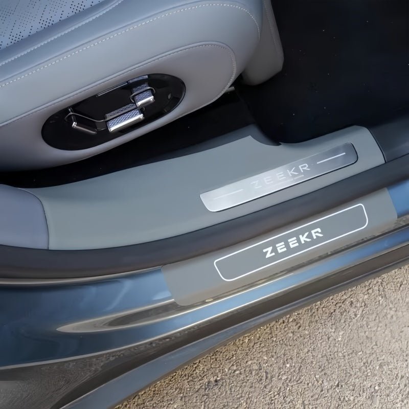Leather Door Sill Protector for ZEEKR 7X (4 Pcs) - NICE EVS