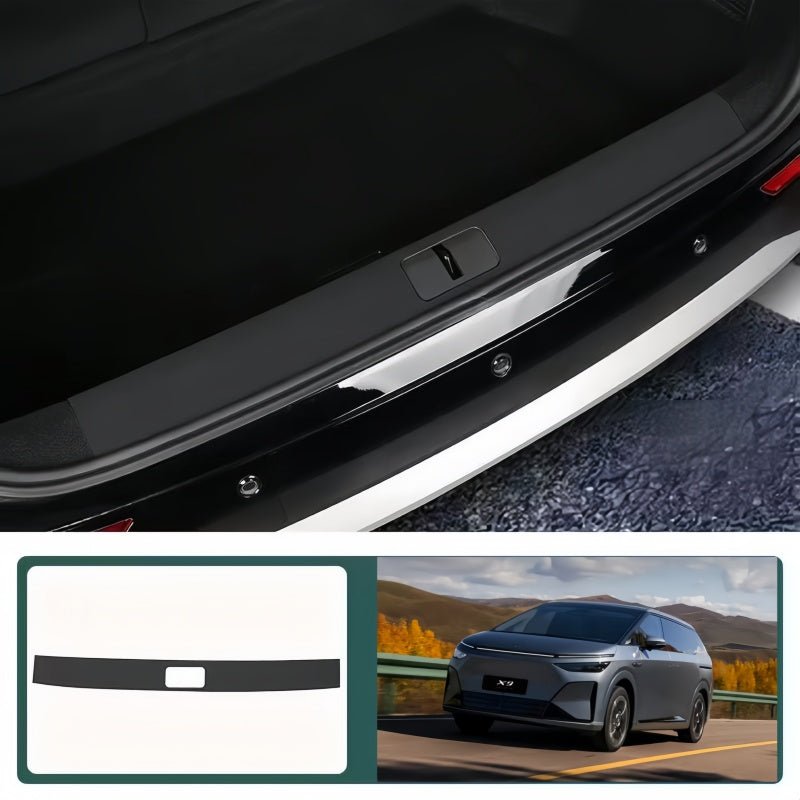 Leather Door Sill Protector Strips for 2024-2026 XPENG X9 - NICE EVS