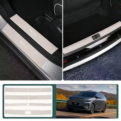 Leather Door Sill Protector Strips for 2024-2026 XPENG X9 - NICE EVS