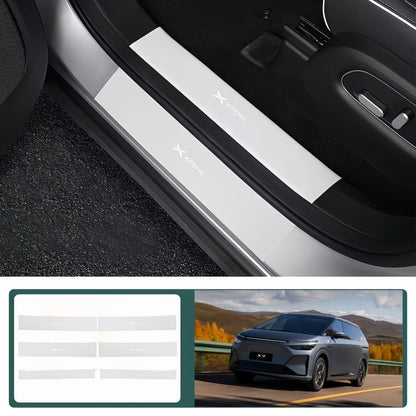 Leather Door Sill Protector Strips for 2024-2026 XPENG X9 - NICE EVS