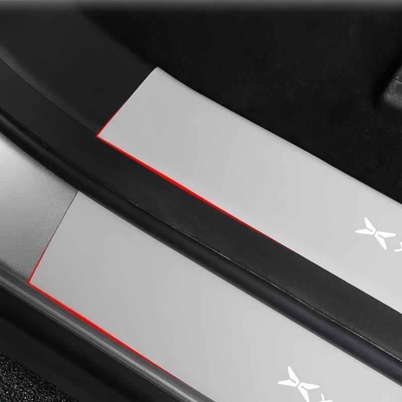 Leather Door Sill Protector Strips for 2024-2026 XPENG X9 - NICE EVS