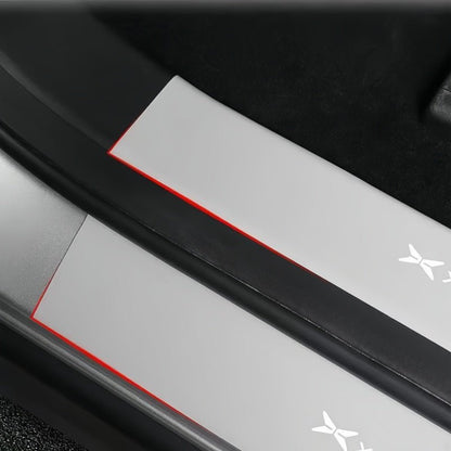 Leather Door Sill Protector Strips for 2024-2026 XPENG X9 - NICE EVS