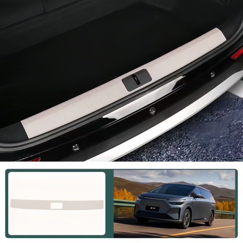 Leather Door Sill Protector Strips for 2024-2026 XPENG X9 - NICE EVS