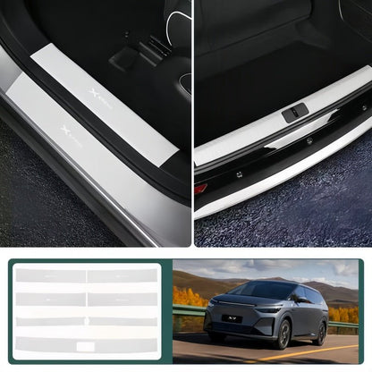 Leather Door Sill Protector Strips for 2024-2026 XPENG X9 - NICE EVS