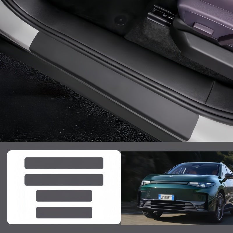 Leather Door Sill Protectors for Leapmotor C10 - NICE EVS