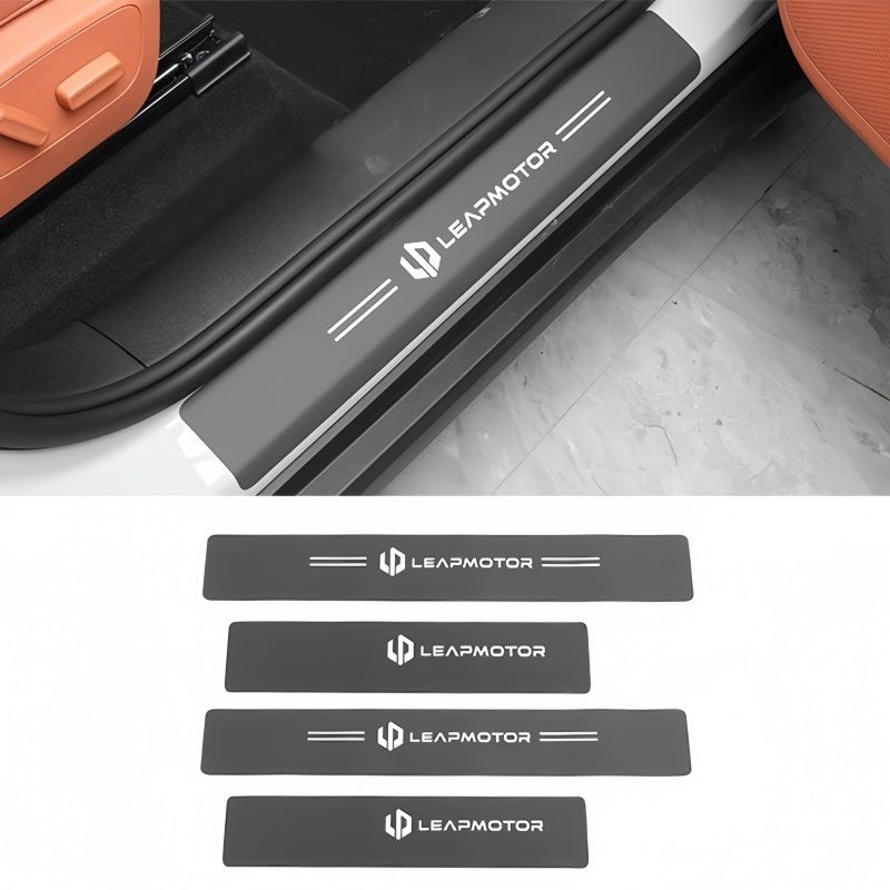 Leather Door Sill Protectors for Leapmotor C10 - NICE EVS