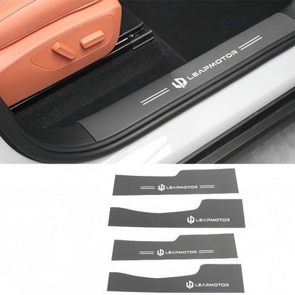 Leather Door Sill Protectors for Leapmotor C10 - NICE EVS