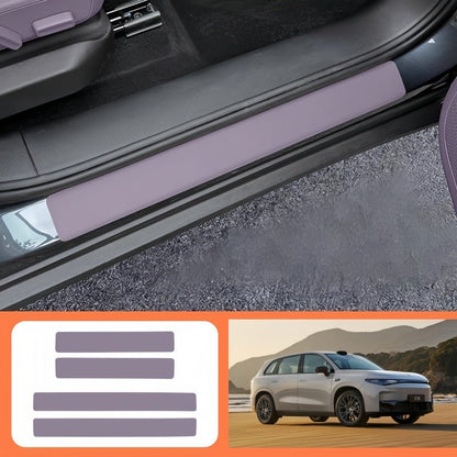 Leather Door Sill Protectors for Leapmotor C10 - NICE EVS