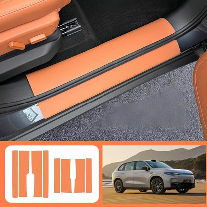 Leather Door Sill Protectors for Leapmotor C10 - NICE EVS