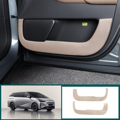 Leather Front Door Anti-Kick Pad for 2024-2026 XPENG X9 - NICE EVS