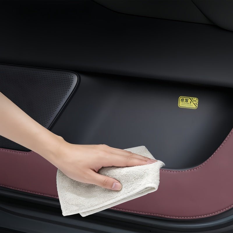 Leather Front Door Anti-Kick Pad for 2024-2026 XPENG X9 - NICE EVS