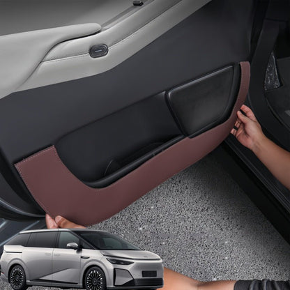 Leather Front Door Anti-Kick Pad for 2024-2026 XPENG X9 - NICE EVS