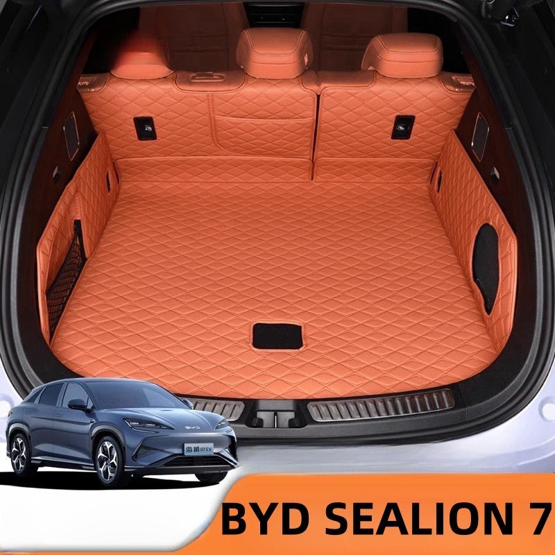 Leather Full Coverage Trunk Mat for BYD Sealion 7 - NICE EVS