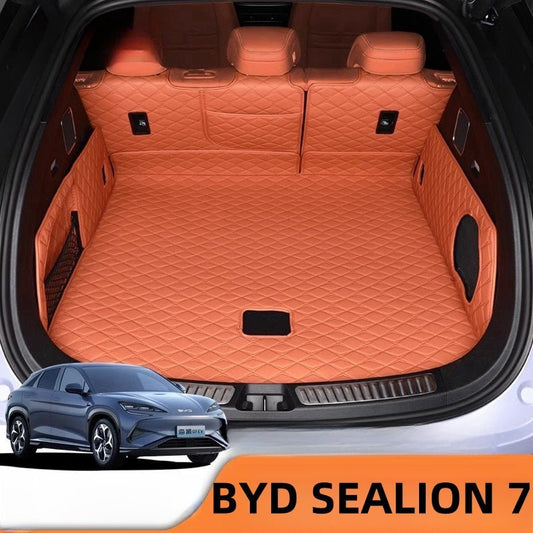 Leather Full Coverage Trunk Mat for BYD Sealion 7 - NICE EVS