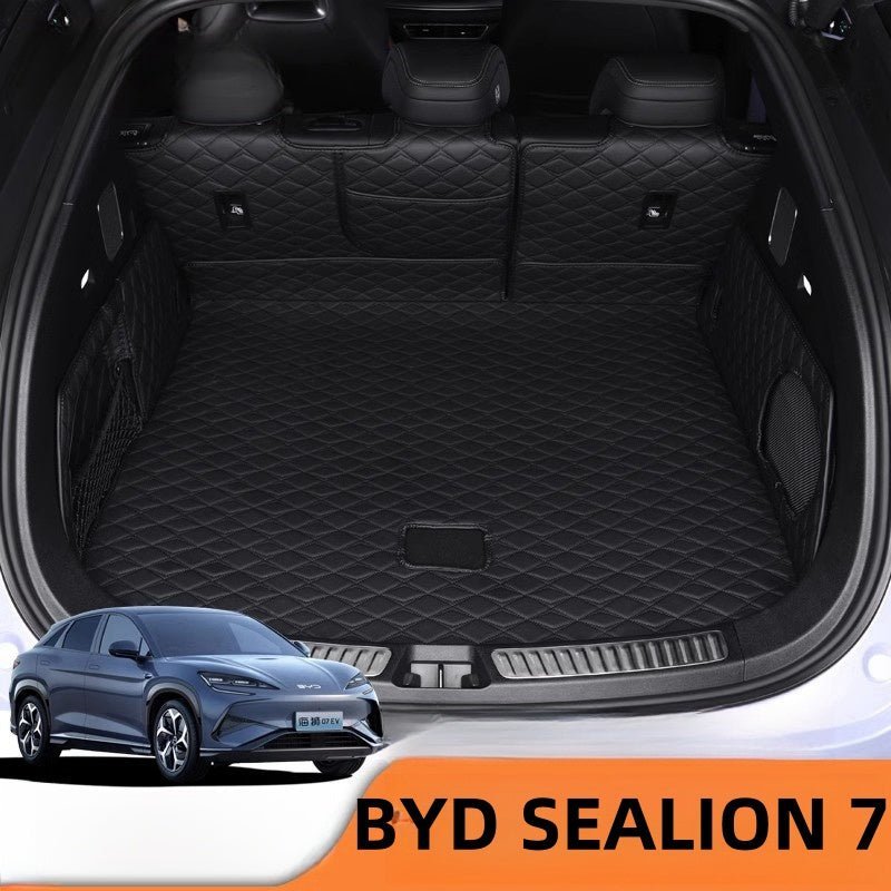 Leather Full Coverage Trunk Mat for BYD Sealion 7 - NICE EVS