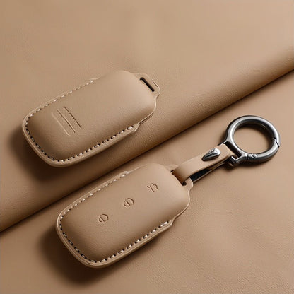 Leather Key Fob Cover for Geely EX5 / Geely Starray EM - i - NICE EVS