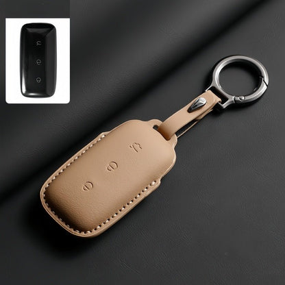 Leather Key Fob Cover for Geely EX5 / Geely Starray EM - i - NICE EVS