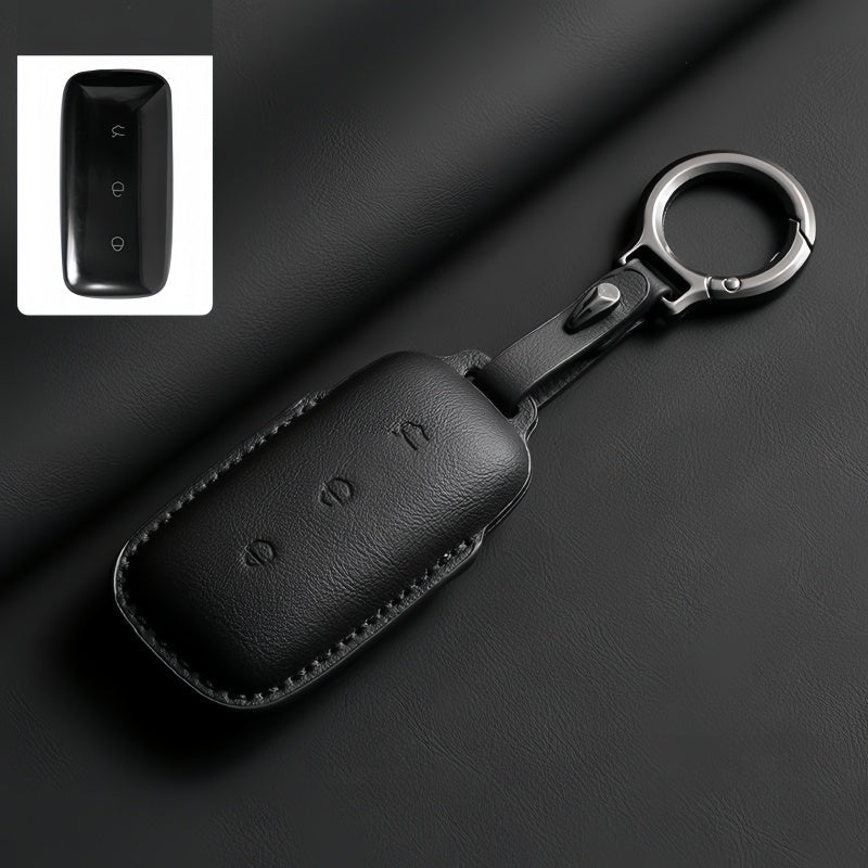 Leather Key Fob Cover for Geely EX5 / Geely Starray EM - i - NICE EVS