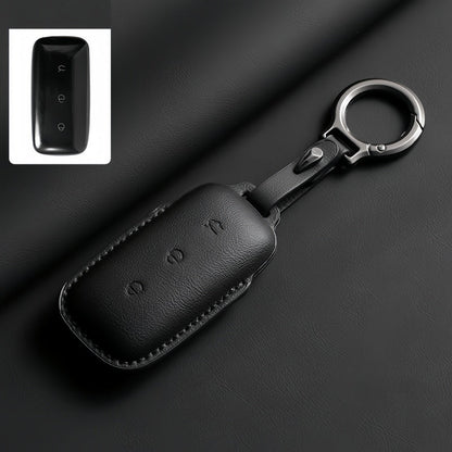 Leather Key Fob Cover for Geely EX5 / Geely Starray EM - i - NICE EVS