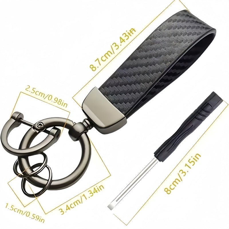 Leather Key Lanyard with Metal Hook for BYD - NICE EVS