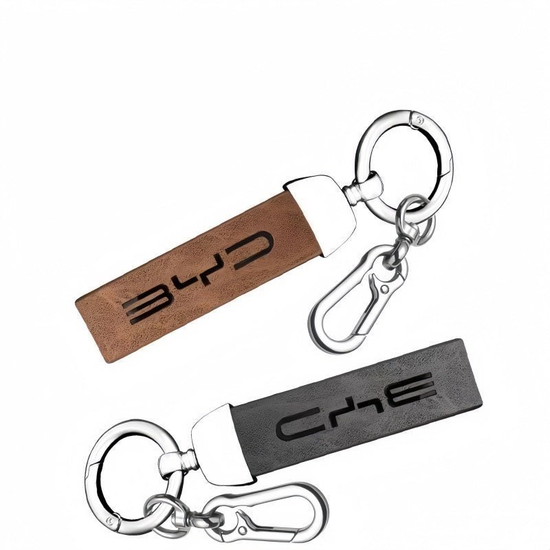 Leather Key Lanyard with Metal Hook for BYD - NICE EVS