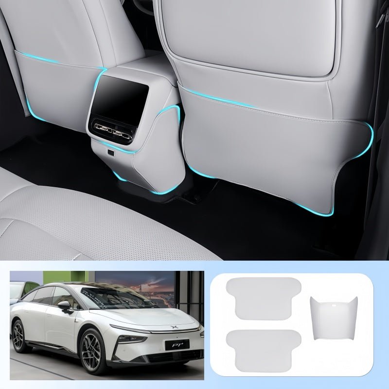 Leather Seat Back Anti-Kick Mat for 2026 XPENG P7+ - NICE EVS