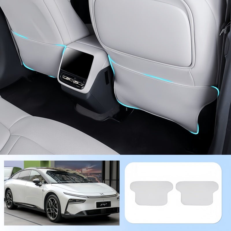 Leather Seat Back Anti-Kick Mat for 2026 XPENG P7+ - NICE EVS