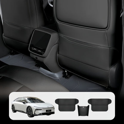 Leather Seat Back Anti-Kick Mat for 2026 XPENG P7+ - NICE EVS