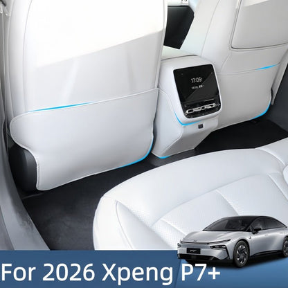 Leather Seat Back Anti-Kick Mat for 2026 XPENG P7+ - NICE EVS