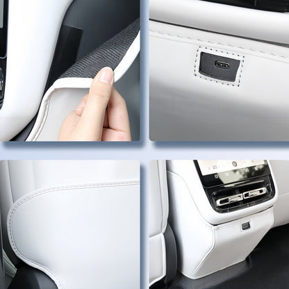 Leather Seat Back Anti-Kick Mat for 2026 XPENG P7+ - NICE EVS